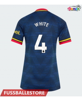 Günstige Arsenal Ben White #4 Auswärtstrikot Damen 2026-27 Kurzarm